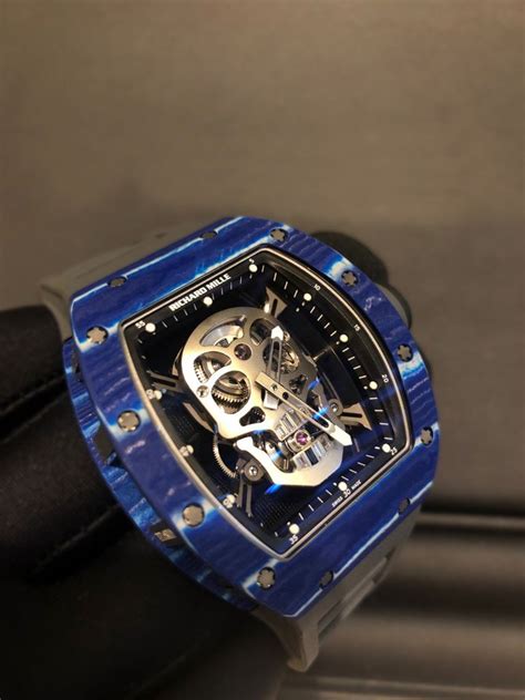 richard mille rm 52 01 prezzo|Richard Mille RM 052 RM 052, Blue Carbon NTPT, .